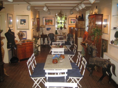 Antiquitäten-Café Galerieräume